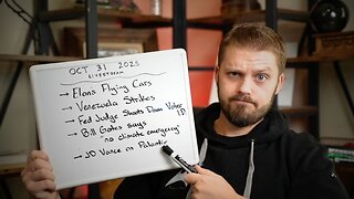[10.31] Elon's Flying Cars, Venezuela Strikes, Voter ID & SNAP, No More Climate Emergency