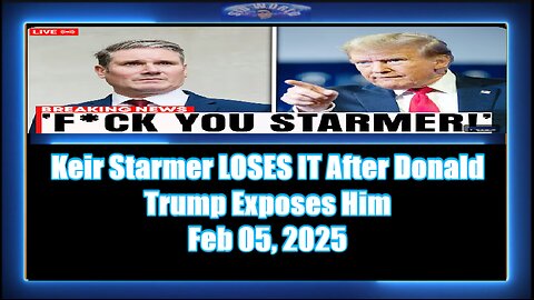 Keir Starmer LOSES IT After Donald Trump Exposes Him