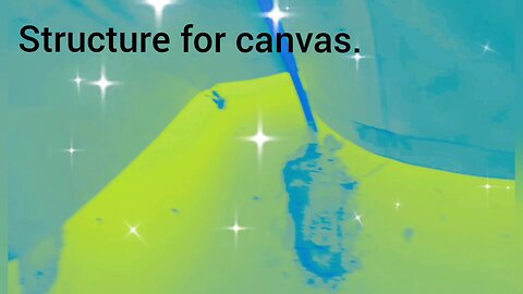 Structure for canvas.