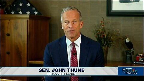 Sen John Thune: Keeping Government Open Is On The Democrats 