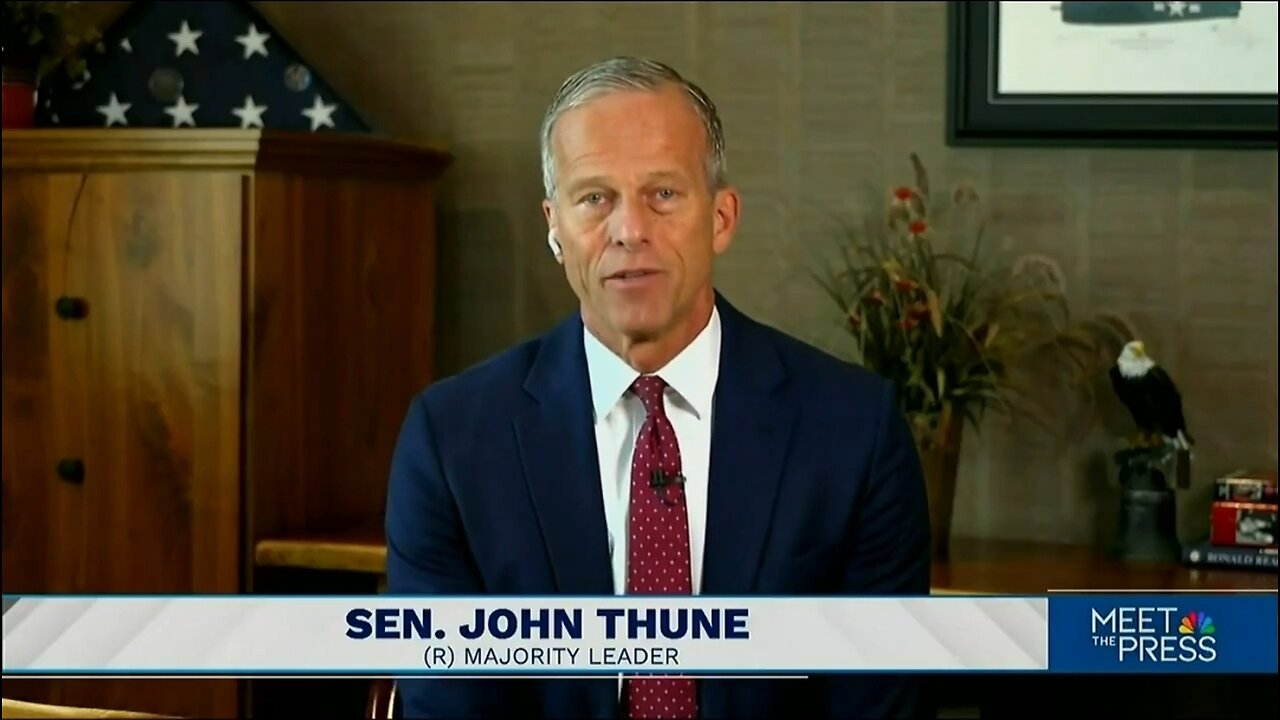 Sen John Thune: Keeping Government Open Is On The Democrats