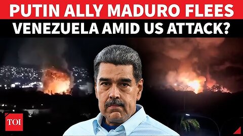 Maduro ‘FLEES’ Venezuela As US Bombs Military Bases | INSANE Videos Show Air Force Going Ballistic