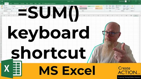 Keyboard shortcut for SUM in Excel