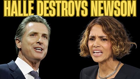 Halle Berry STUNS Crowd After Nuking Gavin Newsom on Stage!