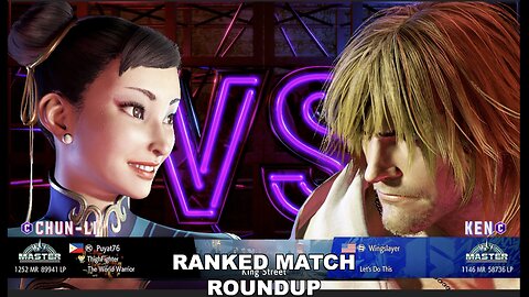 Kuya Kalbo SF6 Ranked Match Roundup. Chun Li Master Rank [Hori Fight Stick]