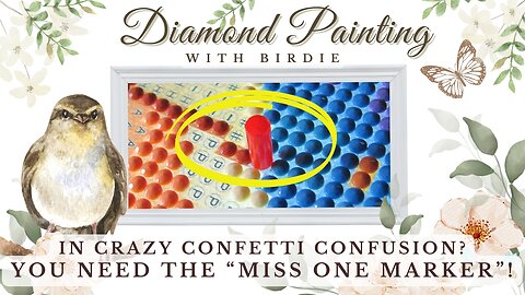 THE BEST TOOL FOR CONTROLLING CONFETTI CONFUSION! 🔹Free and So Simple to Make! 🔹The MISS ONE MARKER