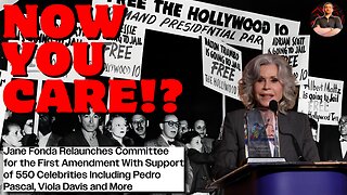 Jane Fonda Leading Other Hollywood Elites to Care About Free Speech