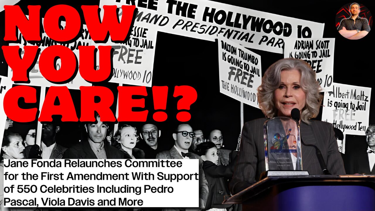 Jane Fonda Leading Other Hollywood Elites to Care About Free Speech