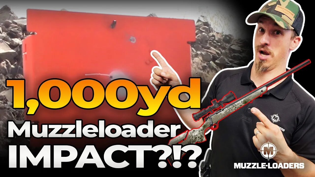 1,000 Yard Muzzleloader Shot?? | CVA Paramount HTR Muzzleloader