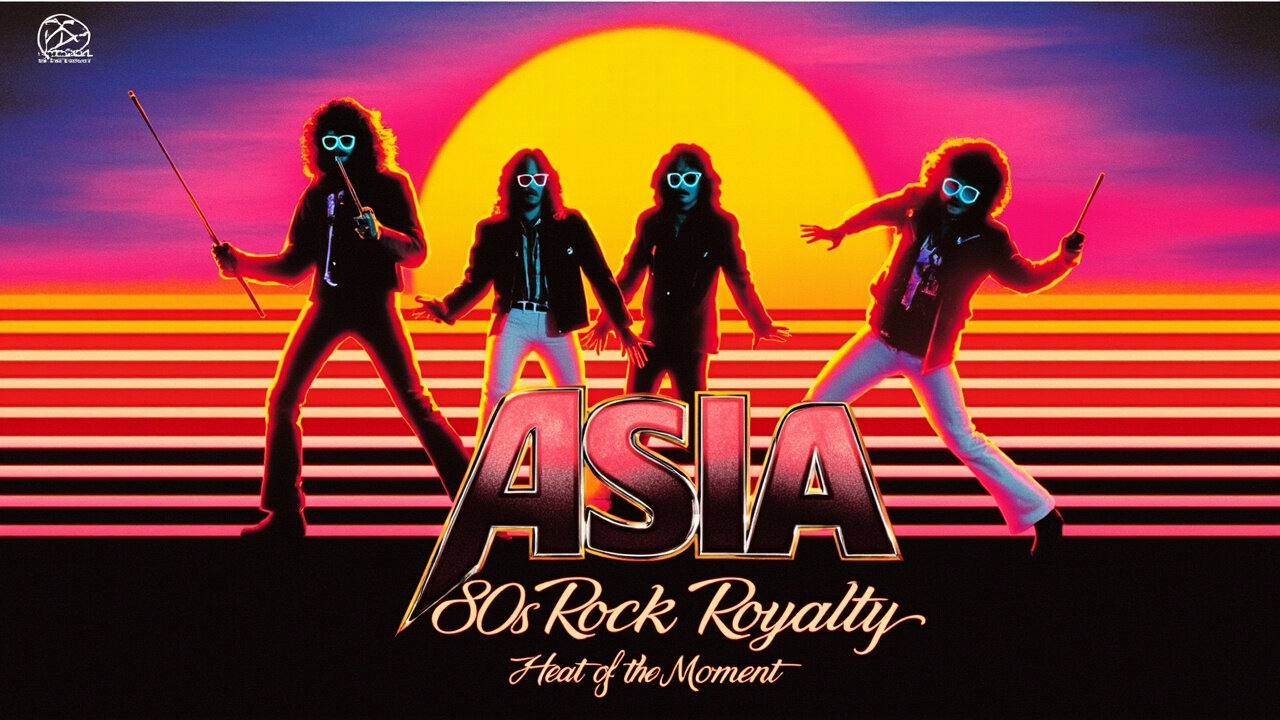 Asia ~ Heat Of The Moment Portrait Format Epic 80s Rock Anthem That Defined a Generation