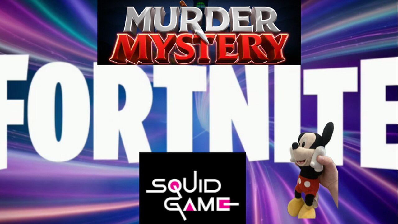 Mickey plays fortnite!!!