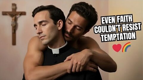 The Priest: He Tried to Resist Temptation, but Left the Church for Love 💔⛪| ❤ 🌈 #gaylove