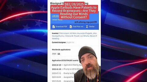 📌 Hmmm... APPLE's 2023 Patent for AirPods that MONITOR BRAIN ACTIVITY.