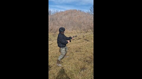 at the range