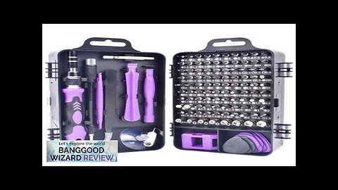 115 in 1 Precision Screwdriver Set Magnetic DIY Screw Driver For Electroics Review