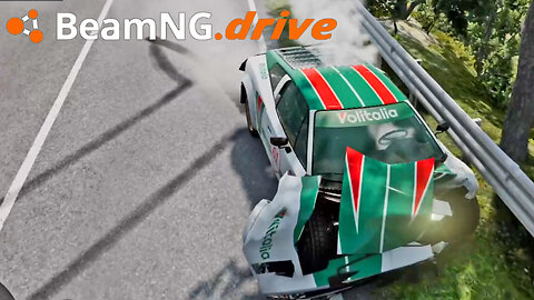 I Don't Think It's Suppose To Bend That Way!! BeamNG.drive