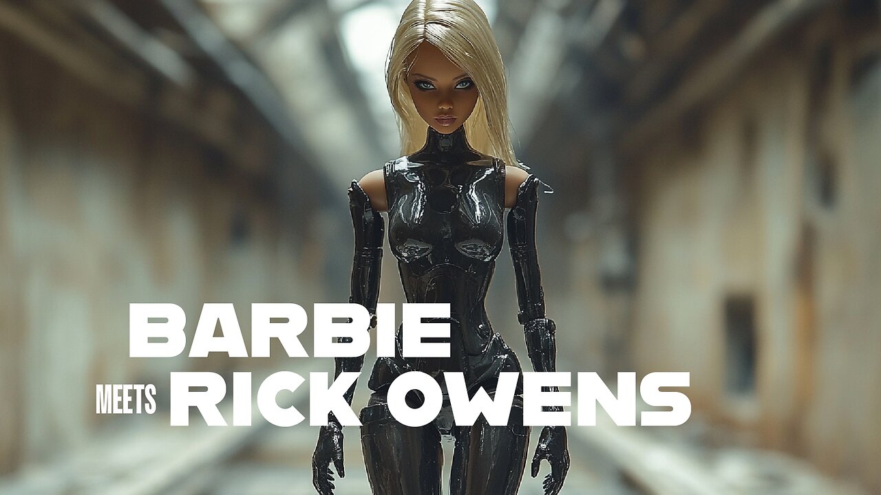 Barbie Meets Rick Owens: A Bold Fashion Reimagination