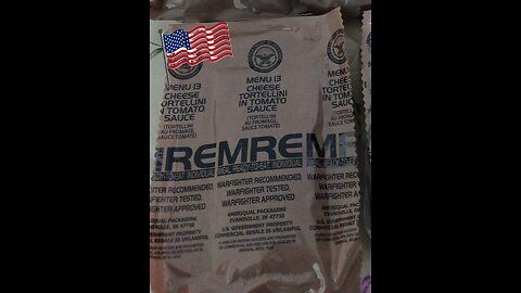 RACION DE COMBATE ESTADOS UNIDOS MENU 13 MRE (REVIEW 2.0)