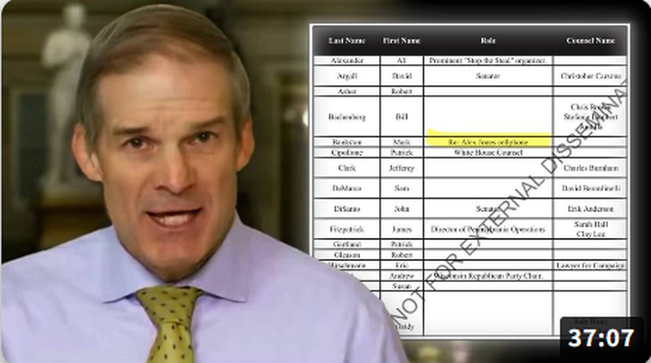 💥Jim Jordan Just Dropped A Hydrogen Bomb On The Deep State!💥