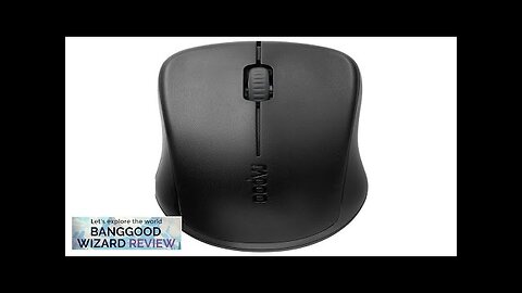 RAPOO 1680 Wireless Mouse Ergonomic Mouse 1000 DPI Silent 3 Buttons Review