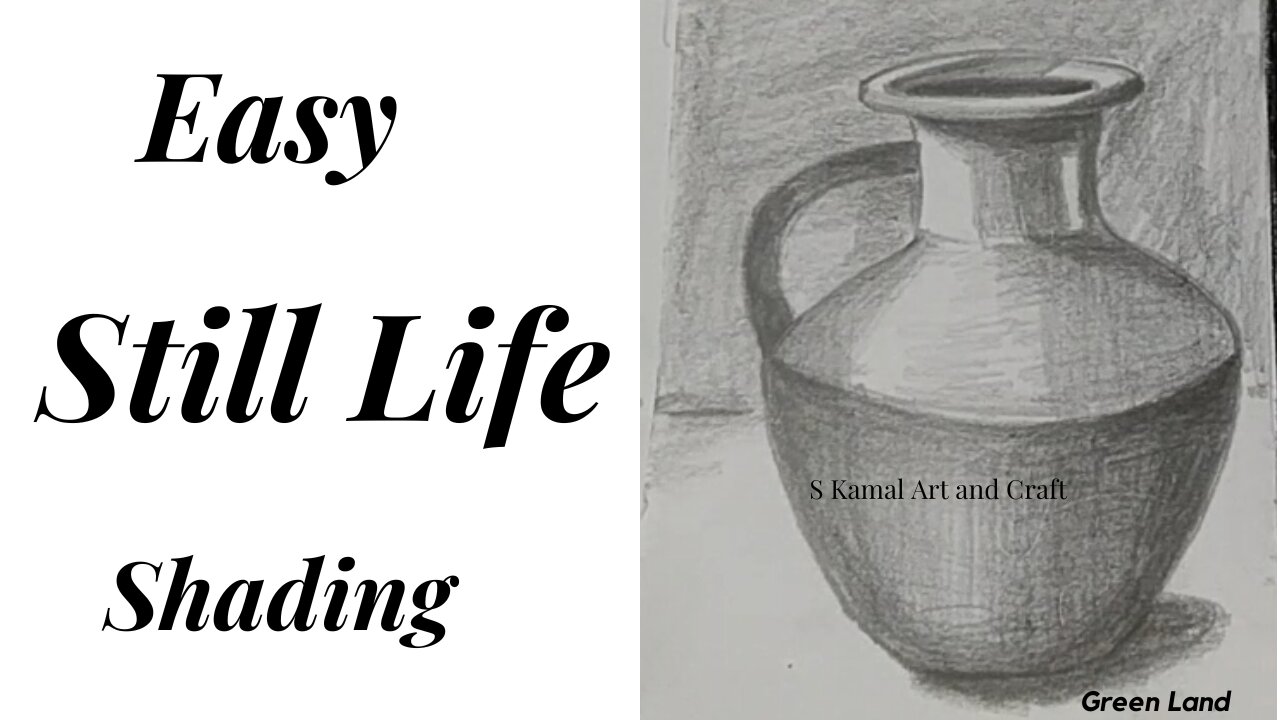 Still Life Pencil Shading || Easy || tag it| tutorial || best for beginners