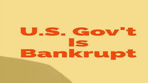 AMERICA DECLARES BANKRUPTCY