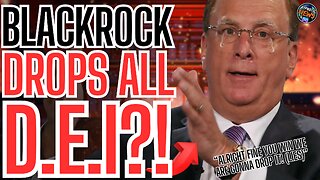 Blackrock CEO Larry Fink DROPS ALL DEI | Company Claims They Will REBRAND DEI Into The CULTURE TEAM