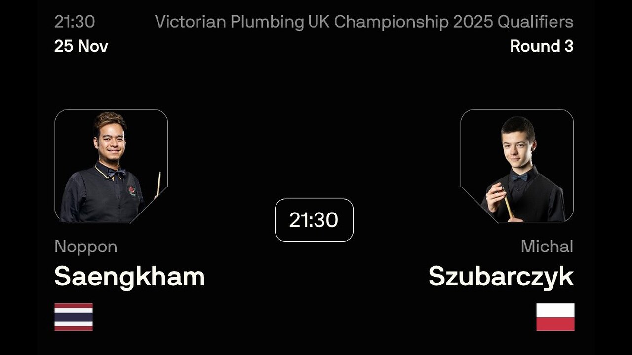 🔴 ถ่ายทอดสดสนุกเกอร์ 🇹🇭 หมู ปากน้ำ VS มิชัล ซูบาร์ซิค 🇵🇱 ศึก ยูเค แชมเปี้ยนชิพ