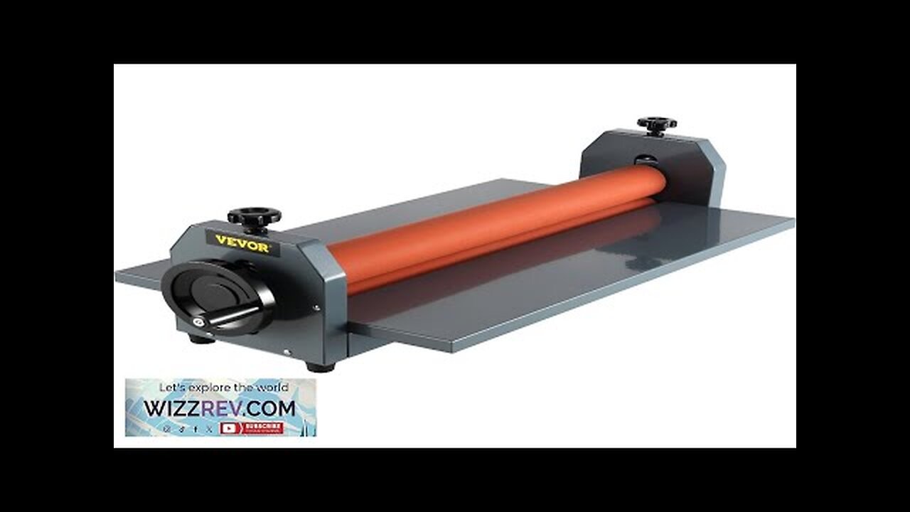 VEVOR 25 Inch Manual Cold Roll Laminator 1.18" Thickness Foldable Roll Laminating Review