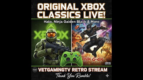 Original Xbox Classics LIVE: Halo, Ninja Gaiden Black & More on Xemu Emulator! 🕹 VetGamingTV