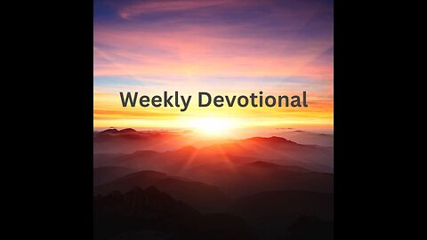 Devotional: March 6, 2025