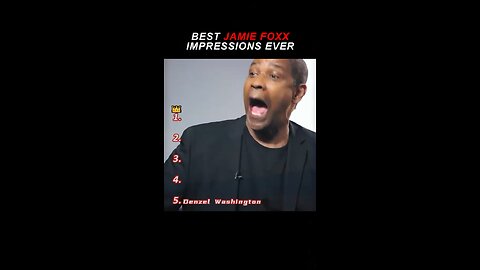 BEST JAMIE FOXX IMPRESSIONS EVER