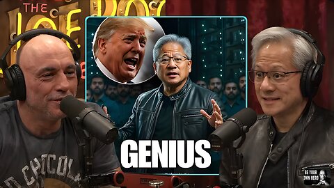 NVIDIA CEO on Trump’s “Genius” | Rogan & Huang