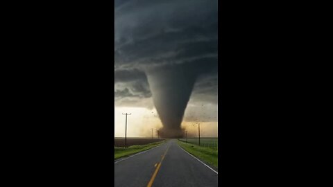 Tornado in the country
