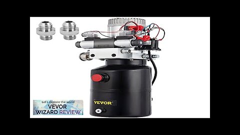 VEVOR Hydraulic Power Unit 12 Volt Dump Trailer Hydraulic Pump Double Acting Review