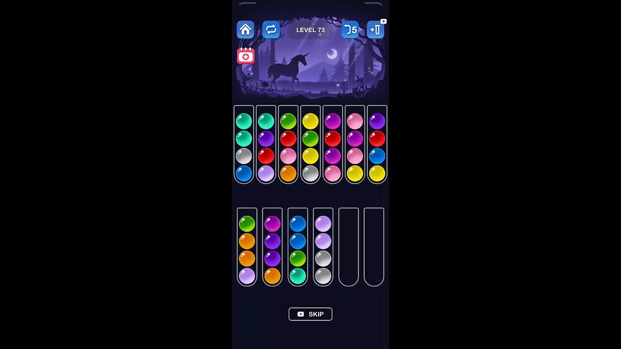 ball sorting puzzle level 73