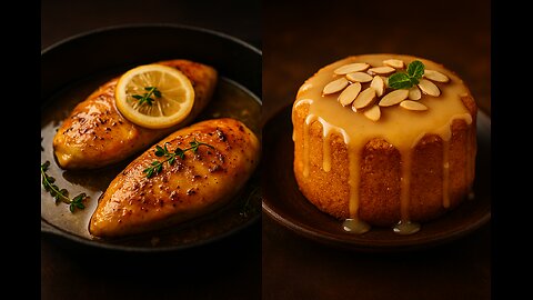 The Oil of Joy | Lemon Olive Chicken + Honey Almond Grace Cake | FlavorVille Faith Series