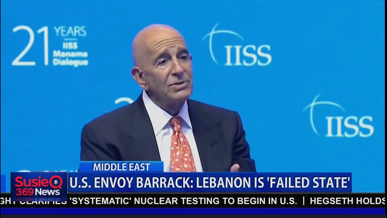 U.S. ENVOY BARRACK: LEBANON IS FAILED STATE