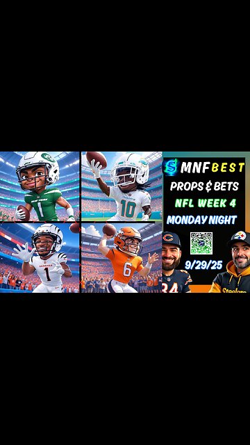 Jets vs Dolphins & Bengals vs Broncos MNF Week 4 BEST Prop Bets and Picks Revealed!