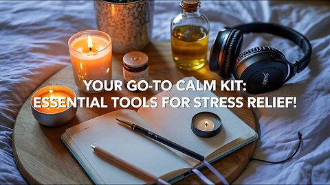 Your Go-To Calm Kit: Essential Tools for Stress Relief! #calm #stressrelief #anxietyrelief