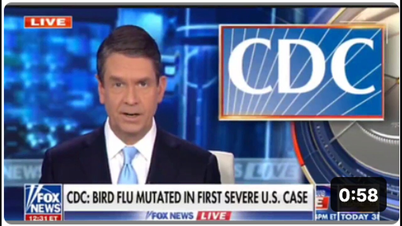 The CDC Says "Bird Flu Has Mutated" and First U.S. Death in Louisiana