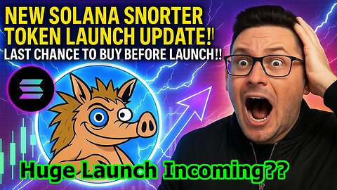 New Snorter Token Launch Update! Next New Solana Trading Bot!