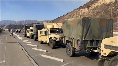 NATIONAL GUARD DEPLOY🚁🛣️🪖🚨📸TO ASSIST PACIFIC PALISADES WILDFIRE🛞🛣️🪖🛞💫