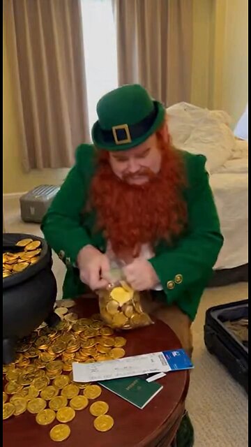 TSA Hates My Pot of Gold ✈️ #TSASucks #CarryOnOnly #PotOfGold #LeprechaunLife #AirportComedy