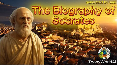 The Biography of Socrates | Philosopher | ToonyWorldAi