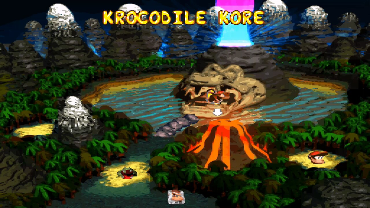 DONKEY KONG COUNTRY 2™ : DIDDY'S KONG QUEST™ / ACT 8. LOST WORLD / A8#B. KROCODILE KORE (102% fin.)