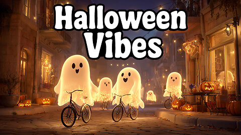 Halloween Vibes 2025 👻 🎃 Cute Ghosts, Happy Beats & Pumpkin Smiles