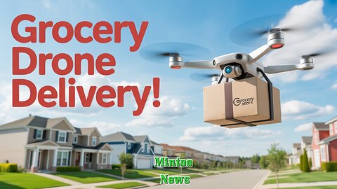 Could drones soon be delivering your weekly shopping?
