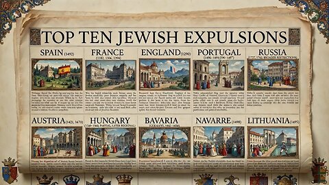 Top 10 Major Expulsions of Jews from European Countries