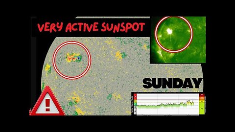 X Flare Today! Earth facing Sunspot growing rapidly with more X flare potential. Sunday update.
